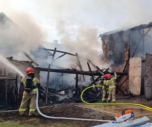 Ogromny pożar w Racławicach Śląskich