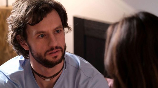 M jak miłość odcinek 1871 ostatni finał sezonu. Kasia (Paulina Lasota), Mariusz (Mateusz Mosiewicz) 