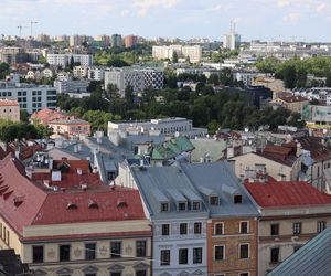 Panorama Lublina z najwyższego punktu widokowego w mieście - Wieży Trynitarskiej