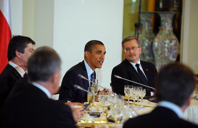 Obama z wizytą u Komorowskiego