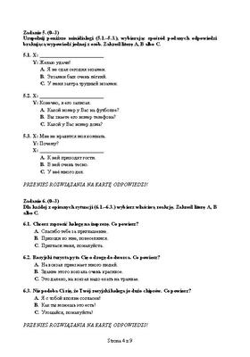 Egzamin gimnazjalny 2014 język rosyjski 