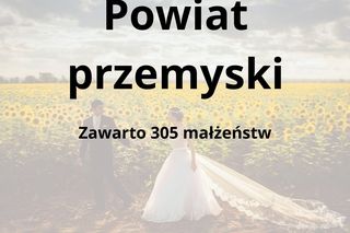 W tych powiatach na Podkarpaciu zawarto najwięcej małżeństw 