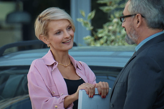 M jak miłość odc. 1705. Adam Werner (Jacek Kopczyński), Weronika (Ewelina Kudeń-Nowosielska)