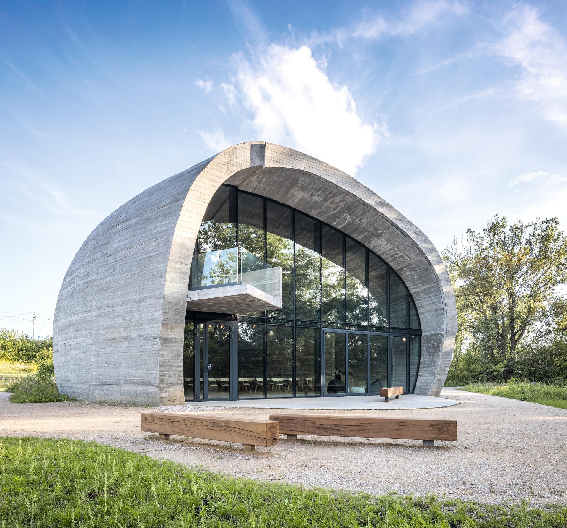 Pawilon edukacyjny Kamień na Golędzinowie w Warszawie 21