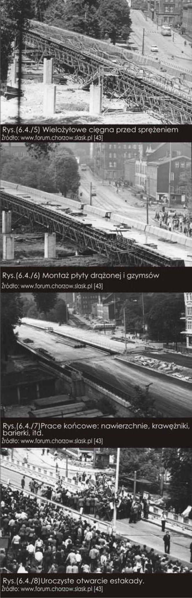 Kiedyś usprawniła ruch, dziś stwarza realne zagrożenie. Historia budowy estakady w Chorzowie