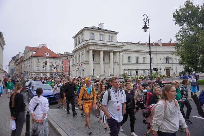 313. Warszawska Pielgrzymka Piesza na Jasną Górę - wymarsz z Warszawy