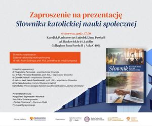 Prezentacja Słownika Katolickiej Nauki Społecznej na KUL