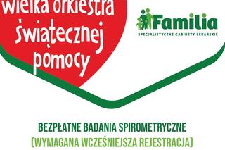 Bezpłatne badania spirometryczne płuc w ramach 32. Finału WOŚP!