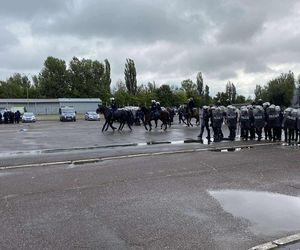 Ćwiczenia policjantów i strażników miejskich