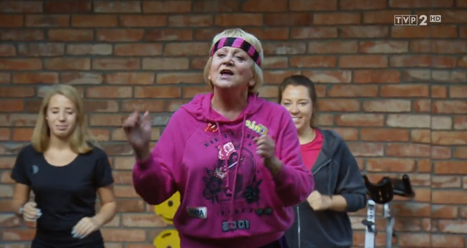 M jak miłość odcinek 1416, Kisielowa (Małgorzata Różniatowska) na siłowni