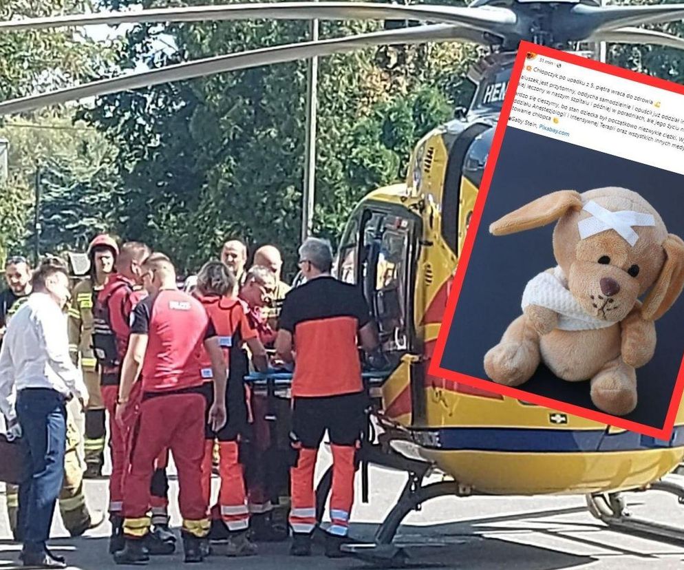 Mały chłopczyk spadł z 5. piętra. Matka uciekła