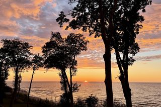 Widok z apartamentu Hevenia w Rewalu