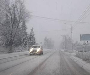 Zima, śnieg i fatalne warunki na drogach