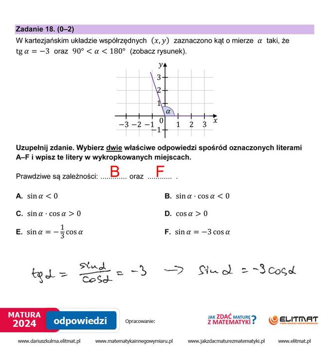 Matura 2024: matematyka. Arkusze CKE i odpowiedzi. Poziom podstawowy [Formuła 2023]