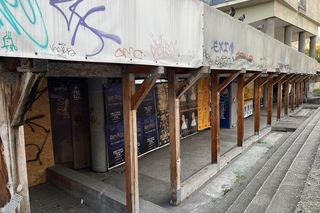 Taras między Hotelem Cracovia i Kinem Kijów. Czy nadaje się jeszcze do remontu?