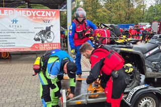 Ratowicy Krynickiej Grupy GOPR w Lądku-Zdrój 