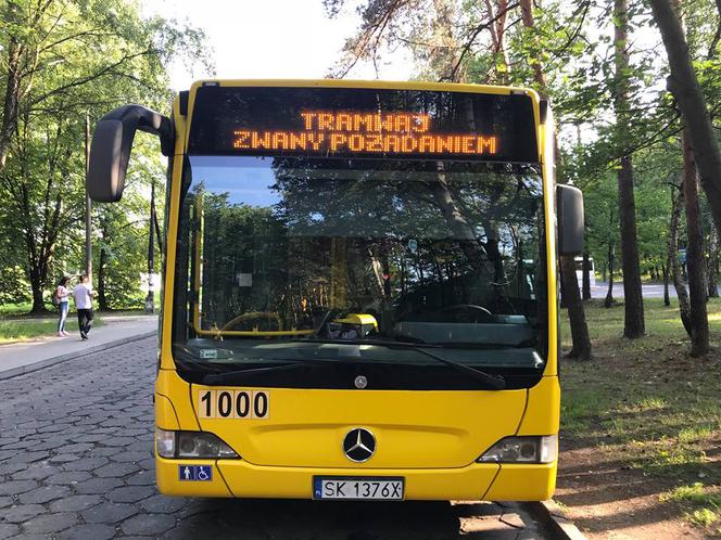 Ulicami Katowic jeździ "Tramwaj Zwany Pożądaniem", który jest... autobusem
