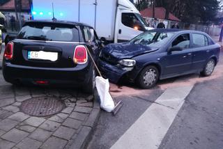 Poranny wypadek na Glinkach w Bydgoszczy [ZDJĘCIA] 