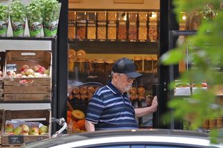 Edward Miszczak i Anna Cieślak na bazarku