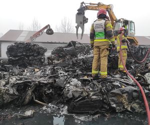 Ogromny pożar w miejscowości Kalinowy Dół