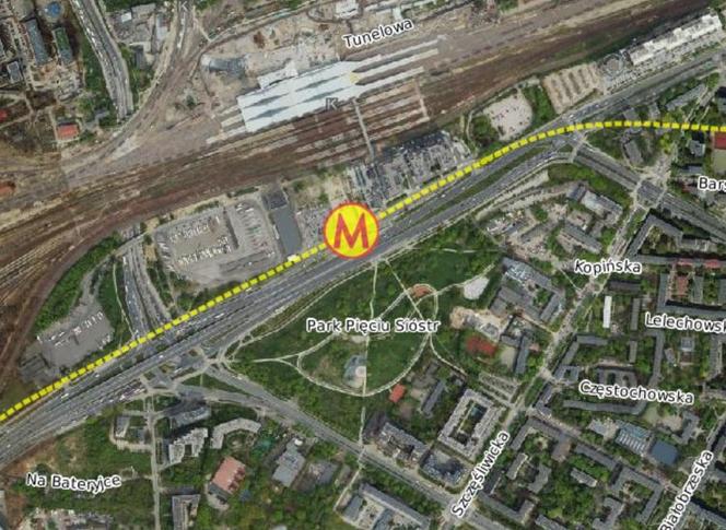 Metro M5 – stacja Dworzec Zachodni