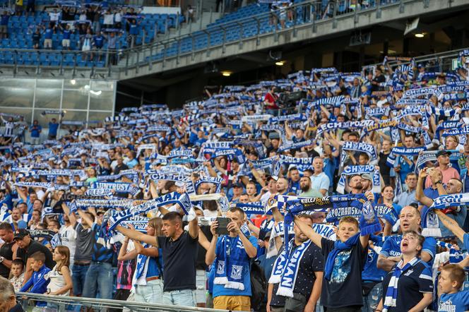 Tak bawili się kibice podczas meczu Lech Poznań - Lechia Gdańsk