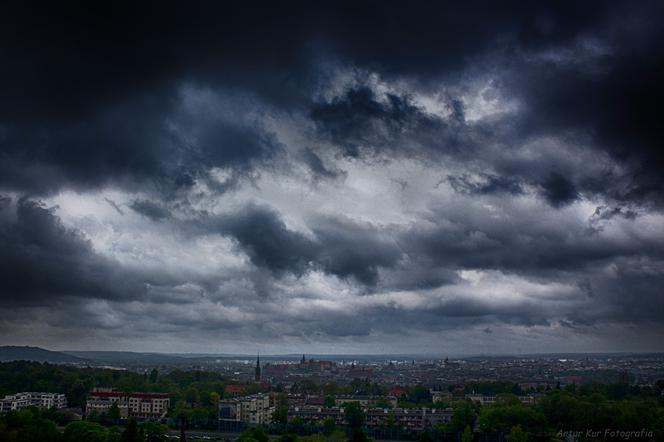 Widok z kopca Krakusa