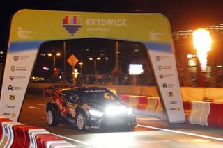 Rajd Śląska 2025. Nocny odcinek specjalny ulicami Katowic