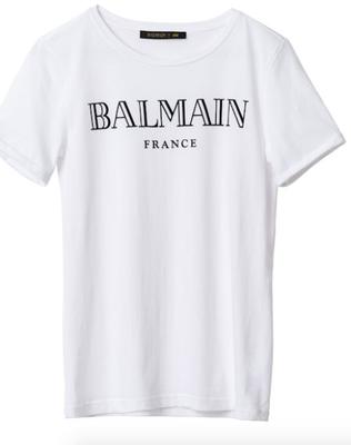 h&m, balmain
