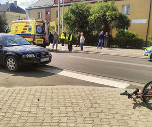 Dramatyczny wypadek w Myszkowie. 11-latek wjechał wprost pod koła audi