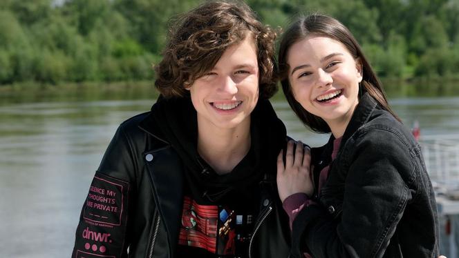 M jak miłość odc. 1601. Basia Rogowska (Karina Woźniak), Dawid Jaszewski (Iwo Wiciński)