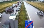 Jechali na A4 pod prąd korytarzem życia. Namierzyła ich policja.
