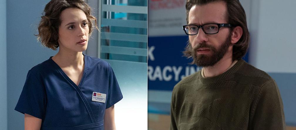 Na dobre i na złe odc. 740. Julka Burska (Aleksandra Hamkało), Artur Bart (Piotr Głowacki)