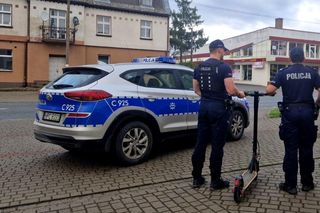 Wysokie mandaty dla kolegów na hulajnogach elektrycznych. To miała być rutynowa kontrola