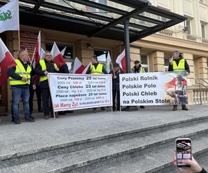 Protest rolników w Rzeszowie
