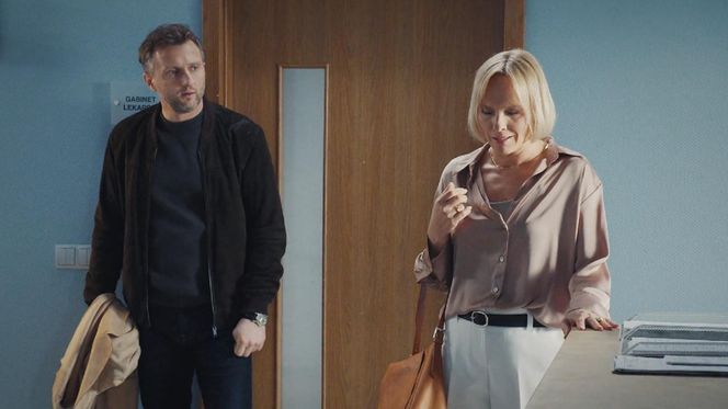 M jak miłość odc. 1873. Dorota (Iwona Rejzner), Bartek (Arkadiusz Smoleński)