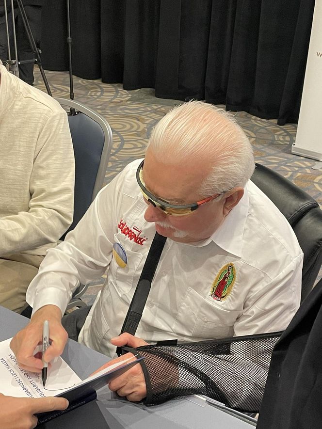 Lech Wałęsa zawitał z wykładem do Chicago