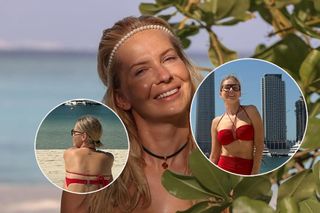 Edyta Pazura w skąpym bikini pochwaliła się smukłymi nogami i płaskim brzuchem. Zdradziła, co robi, żeby tak wyglądać!