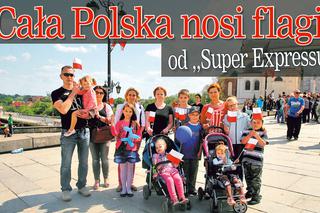 Polacy uczcili święto flagi z Super Expressem