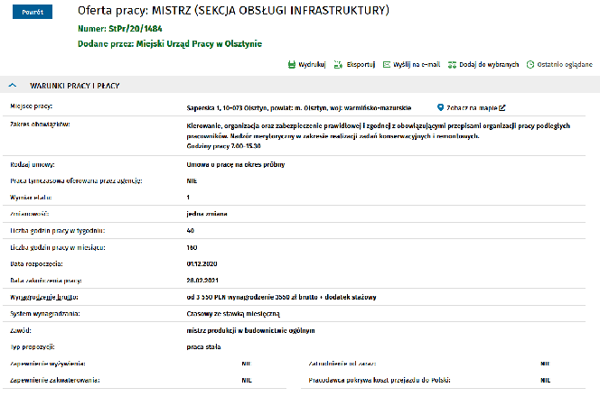 Praca w woj. warmińsko-mazurskim. Oferty z zarobkami powyżej 3 tys. złotych