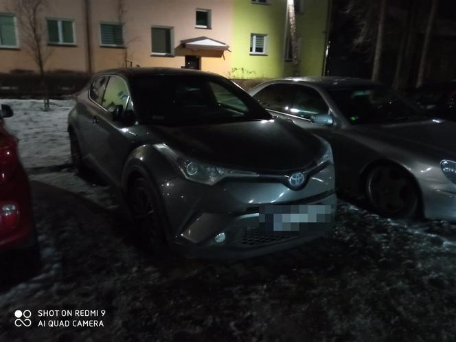 Toyota C-HR skradziona we Włoszech