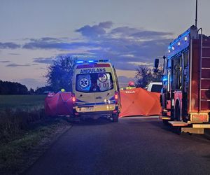 Śmiertelny wypadek na szosie Gniezno - Czerniejewo w Gębarzewie, skuter uderzył w busa