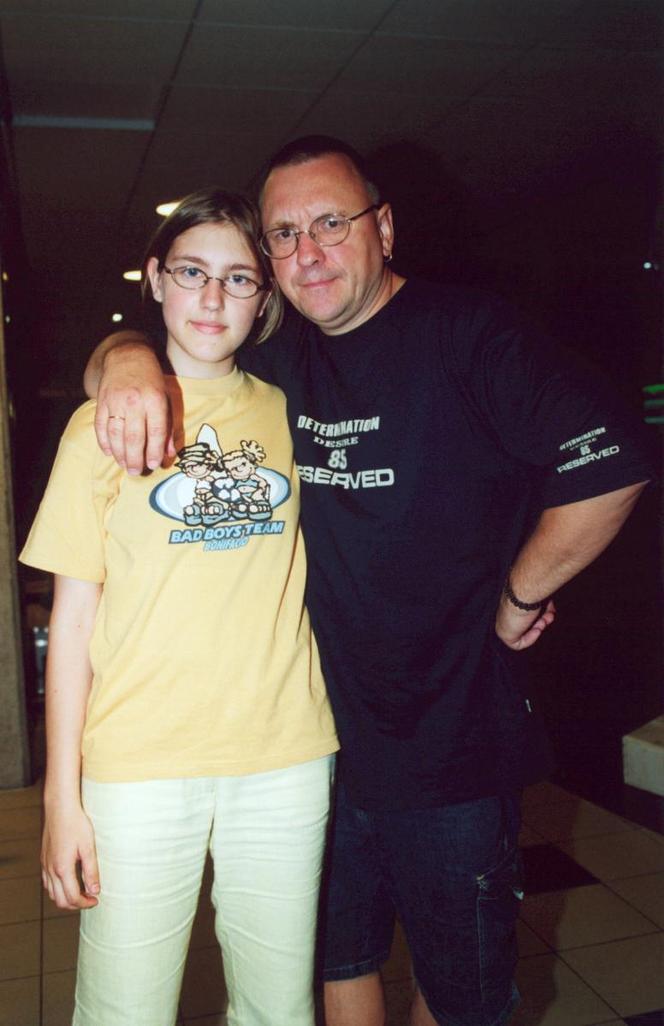 Jurek Owsiak z córką Ewą 