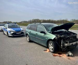 Śląskie: Spowodowali kolizję na autostradzie A1. Posiedzą za kilkaset euro
