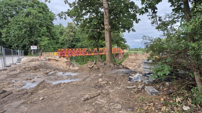 Postępują prace na olsztyńskim Tracku. Powstaje m.in. nowoczesny wiadukt