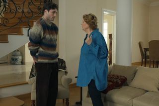 Barwy szczęścia odc. 3203. Józefina Rawiczowa (Elżbieta Jarosik), Cezary (Marcel Opaliński)