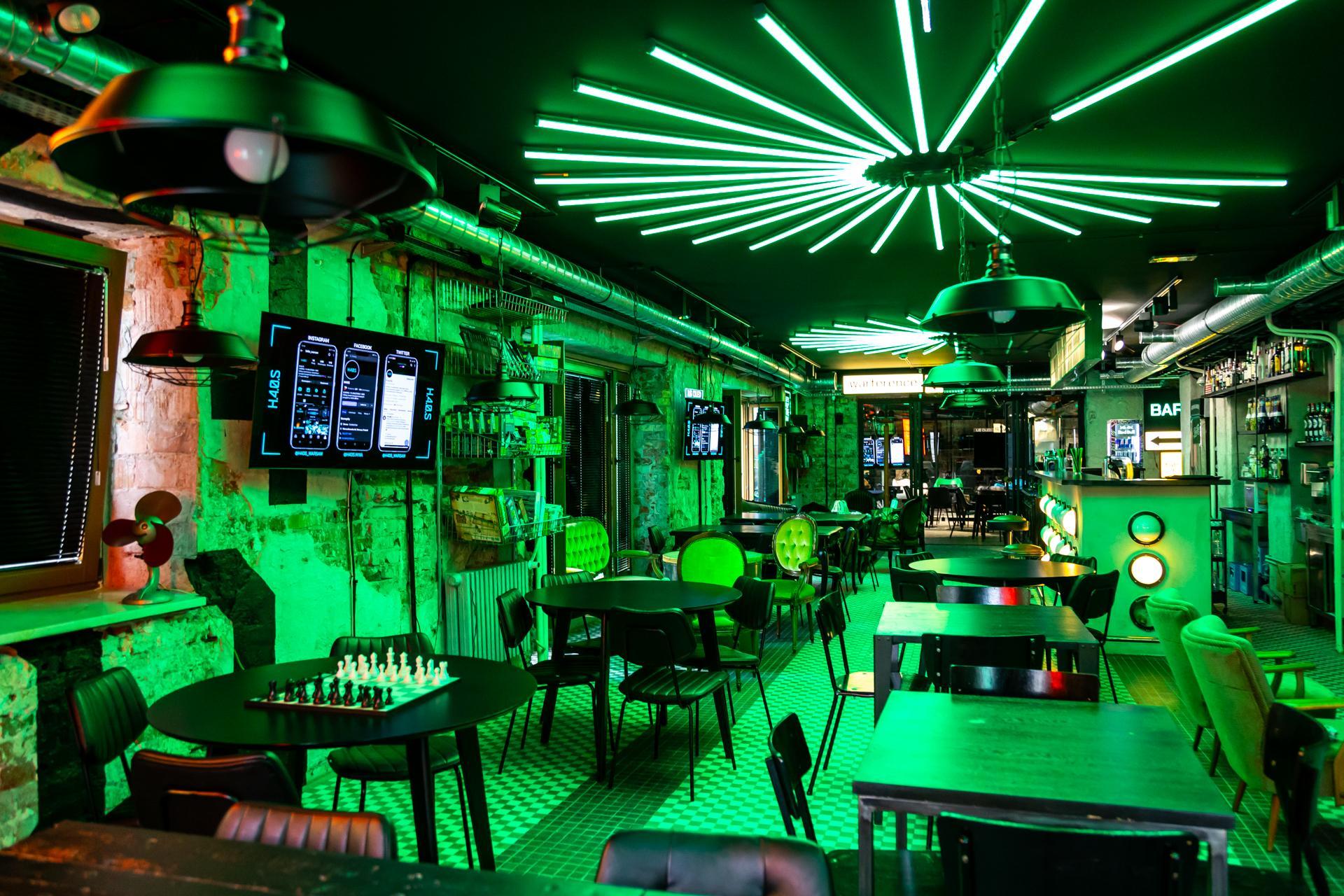 Pub H.4.0.S. Warszawa – sala barowa