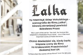 Plan zdjęciowy Lalka