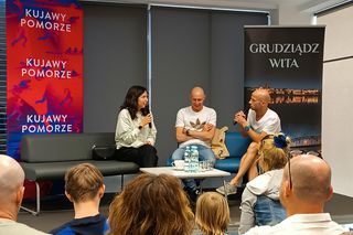 Krystian Zalewski i Joanna Jóźwik spotkali sie z mieszkańcami Grudziądza. Wywiady i zdjęcia 