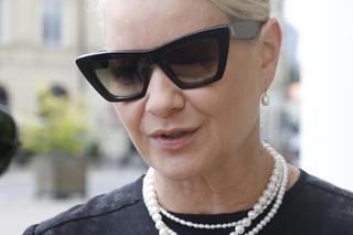 Małgorzata Kożuchowska na mszy